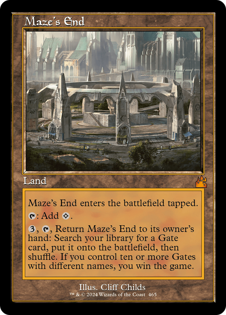 Maze's End (Retro Frame) [Ravnica Remastered] | Odin's Place