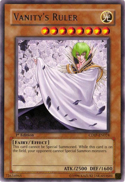 Vanity's Ruler [CDIP-EN024] Rare | Odin's Place