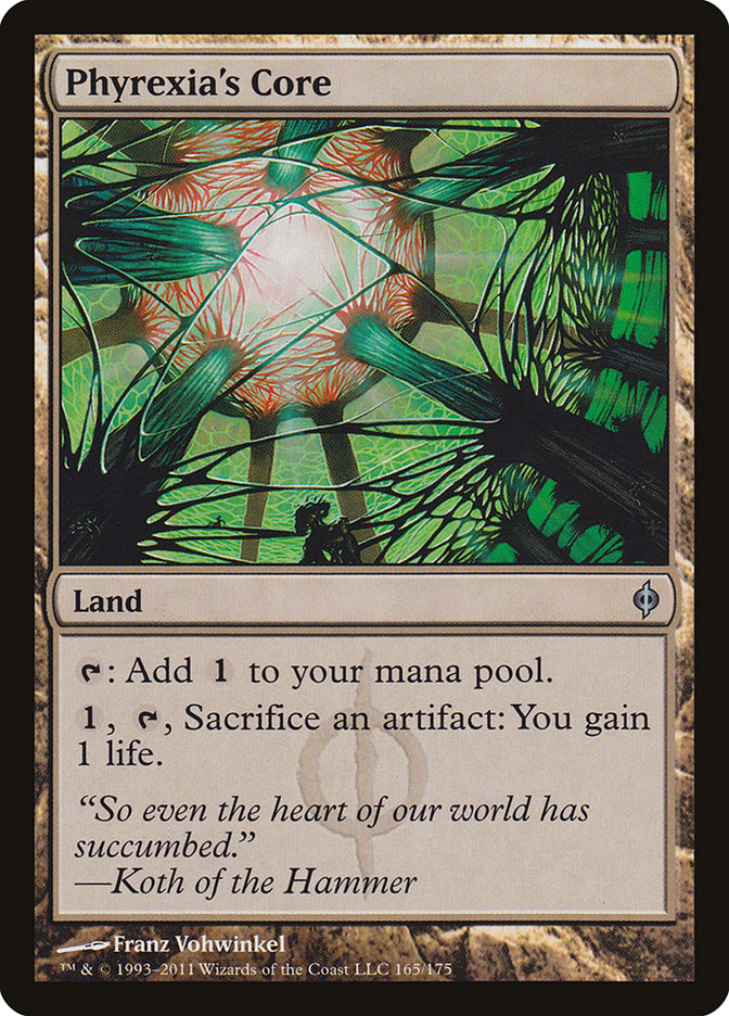 Phyrexia's Core (165) [New Phyrexia] | Odin's Place