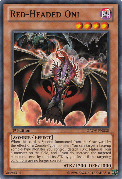 Red-Headed Oni [GAOV-EN038] Common | Odin's Place