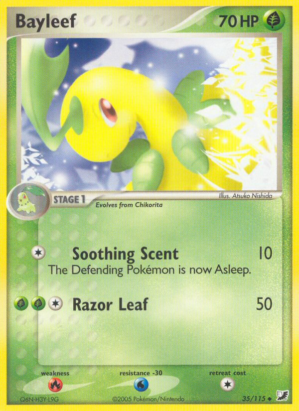 Bayleef (35/115) [EX: Unseen Forces] | Odin's Place