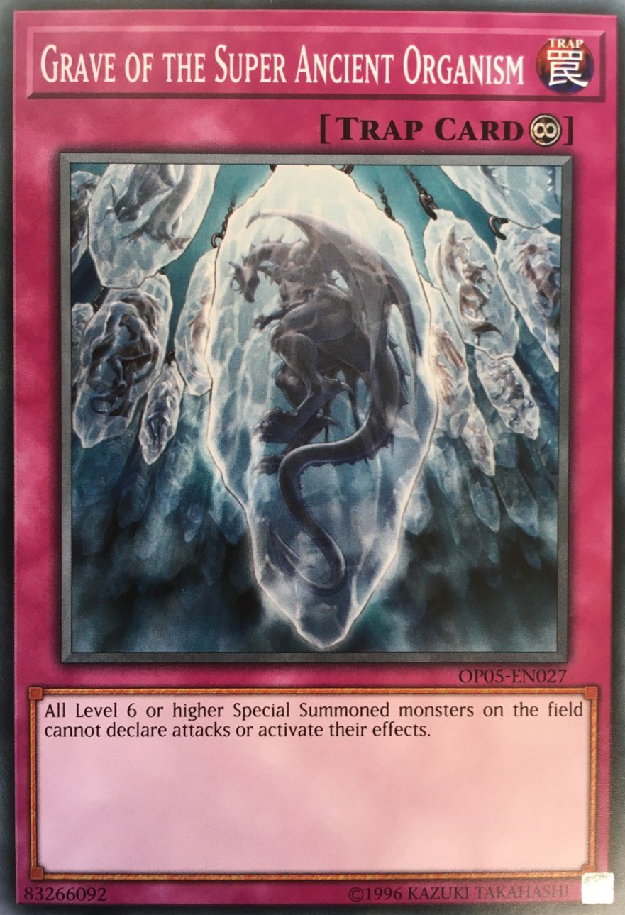 Grave of the Super Ancient Organism [OP05-EN027] Common | Odin's Place