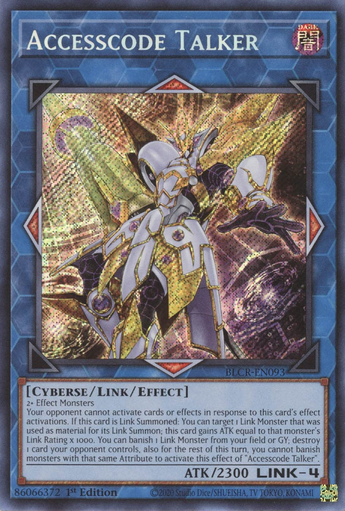 Accesscode Talker (Starlight Rare) [BLCR-EN093] Secret Rare | Odin's Place