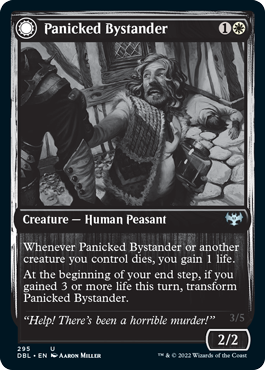 Panicked Bystander // Cackling Culprit [Innistrad: Double Feature] | Odin's Place