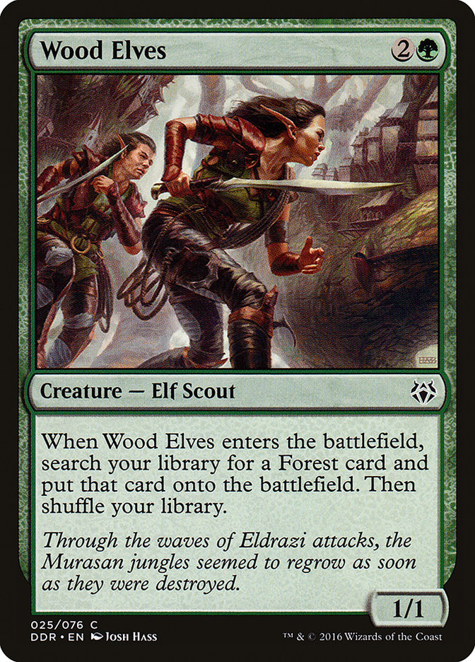 Wood Elves (25) [Duel Decks: Nissa vs. Ob Nixilis] | Odin's Place