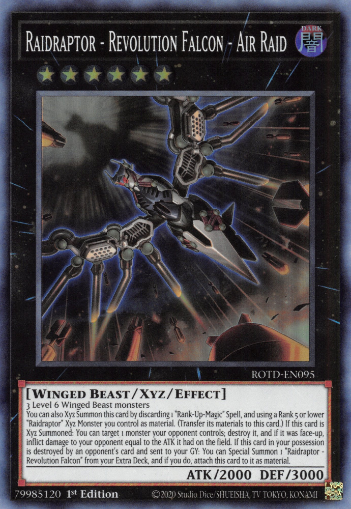 Raidraptor - Revolution Falcon - Air Raid [ROTD-EN095] Super Rare | Odin's Place