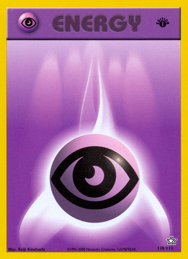 Psychic Energy (110/111) [Neo Genesis 1st Edition] | Odin's Place