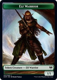 Elf Warrior // Koma's Coil Double-Sided Token [Kaldheim Tokens] | Odin's Place
