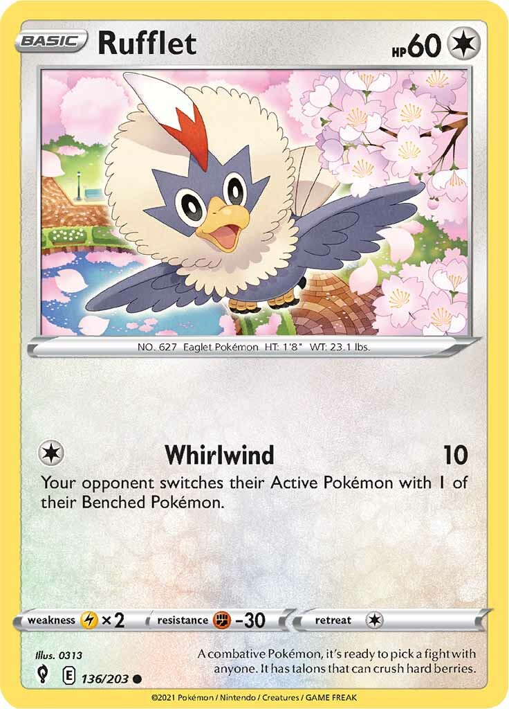 Rufflet (136/203) [Sword & Shield: Evolving Skies] | Odin's Place