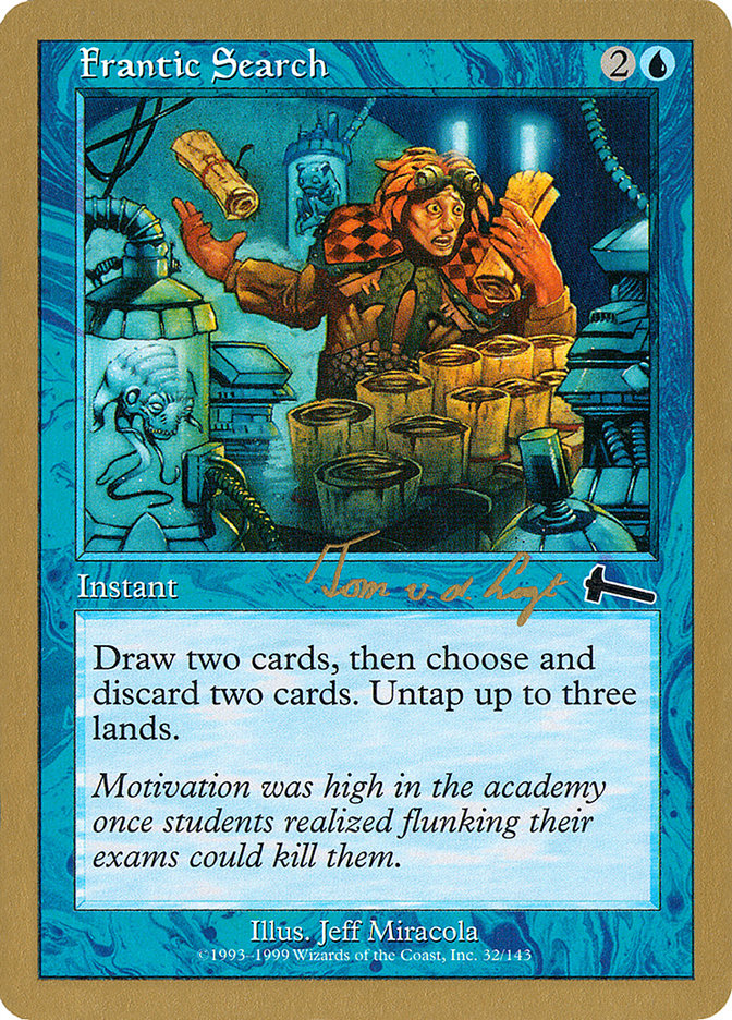Frantic Search (Tom van de Logt) [World Championship Decks 2000] | Odin's Place