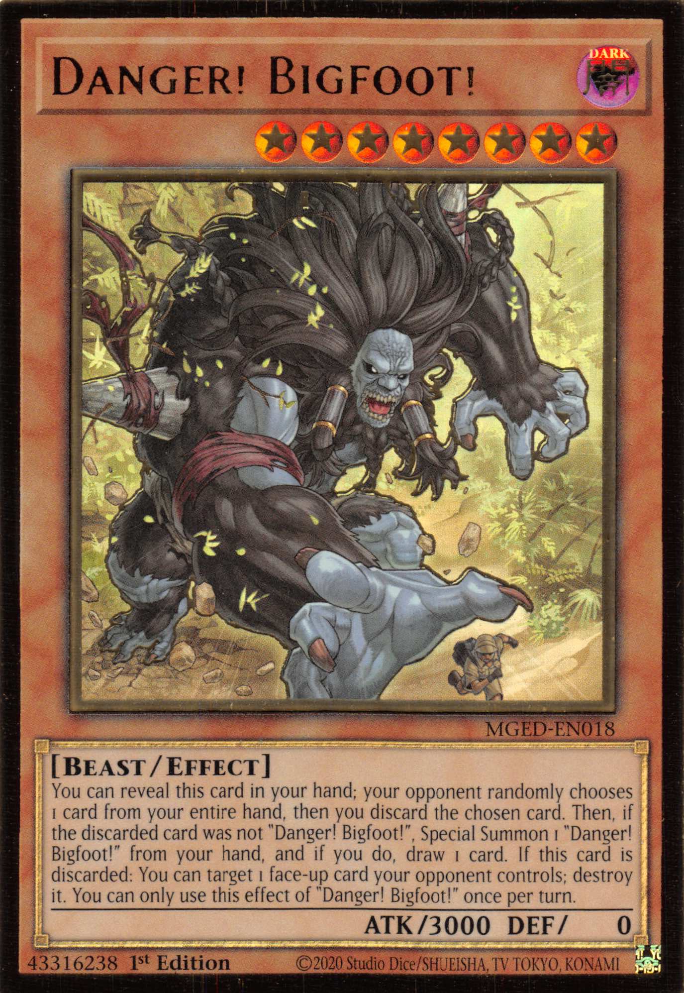 Danger! Bigfoot! [MGED-EN018] Gold Rare | Odin's Place