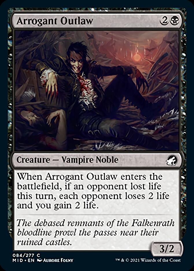 Arrogant Outlaw [Innistrad: Midnight Hunt] | Odin's Place