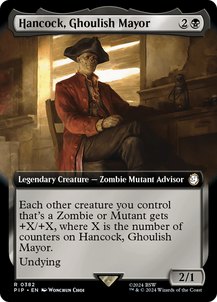 Hancock, Ghoulish Mayor (Extended Art) [Fallout] | Odin's Place