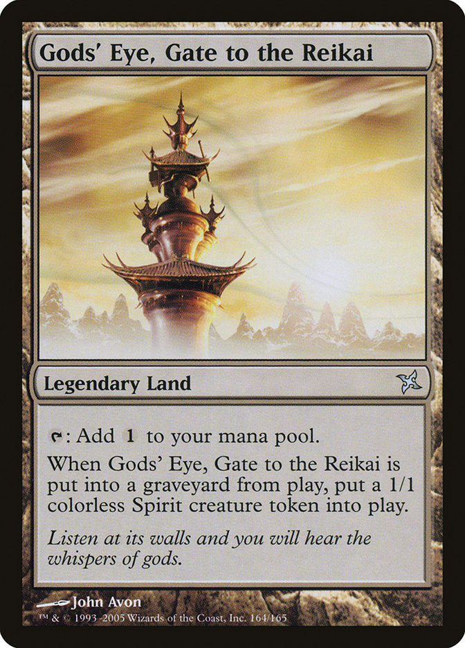 Gods' Eye, Gate to the Reikai (164) [Betrayers of Kamigawa] | Odin's Place