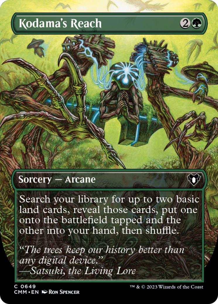 Kodama's Reach (Borderless Alternate Art) [Commander Masters] | Odin's Place