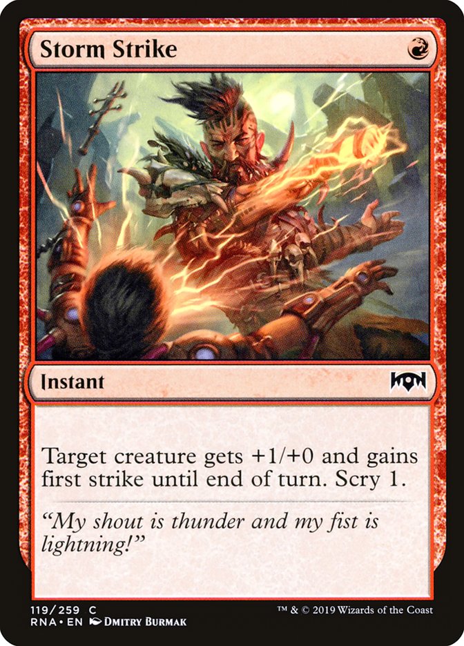 Storm Strike (119) [Ravnica Allegiance] | Odin's Place