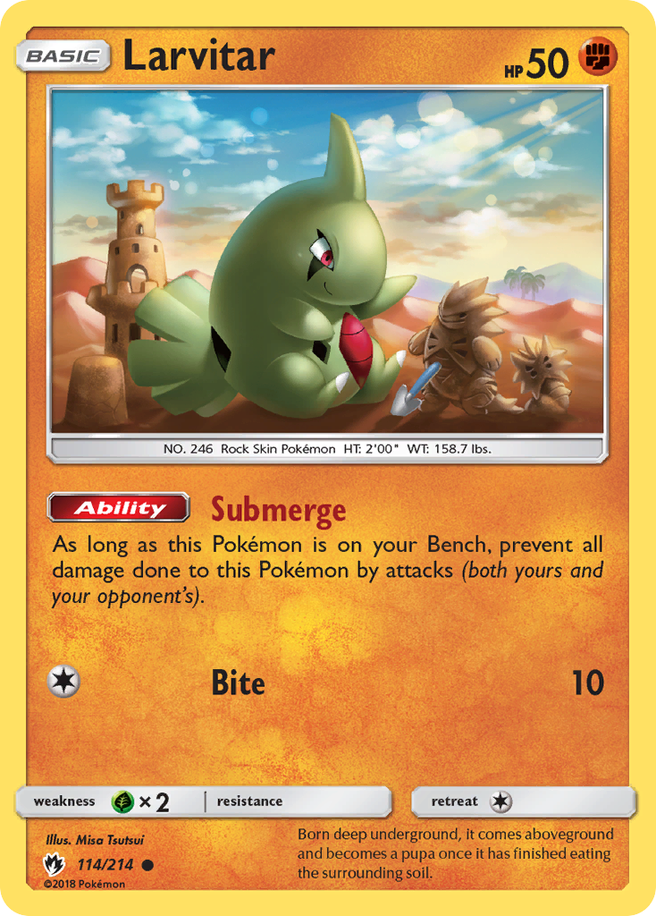 Larvitar (114/214) [Sun & Moon: Lost Thunder] | Odin's Place