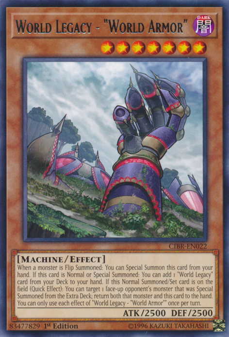World Legacy - "World Armor" [CIBR-EN022] Rare | Odin's Place