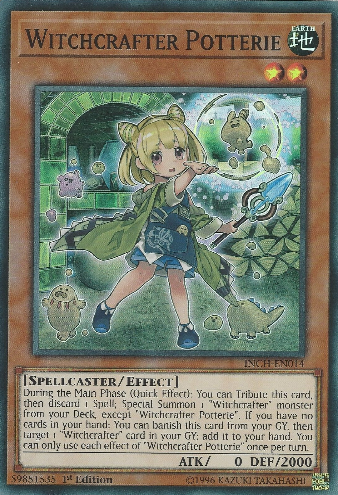 Witchcrafter Potterie [INCH-EN014] Super Rare | Odin's Place