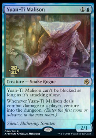 Yuan-Ti Malison [Dungeons & Dragons: Adventures in the Forgotten Realms Prerelease Promos] | Odin's Place