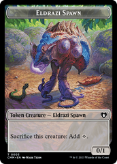 Eldrazi Spawn // Construct (0042) Double-Sided Token [Commander Masters Tokens] | Odin's Place