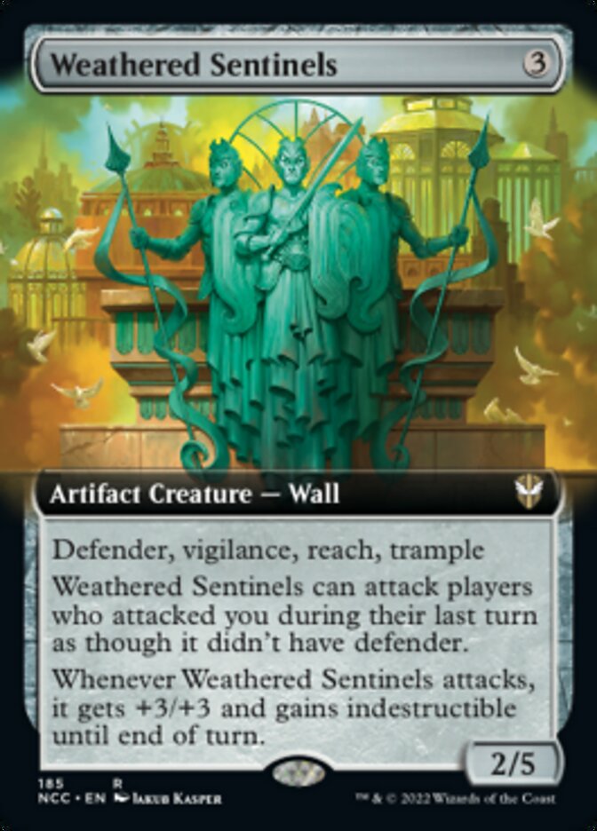 Weathered Sentinels (Extended Art) [Streets of New Capenna Commander] | Odin's Place
