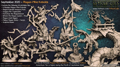 Dragon's Lair Printed Mini: Plague-Mine Kobolds Set | Odin's Place