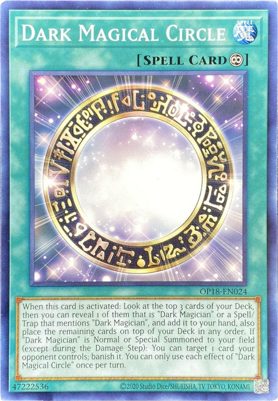 Dark Magical Circle [OP18-EN024] Common | Odin's Place