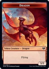 Dragon // Thopter Double-Sided Token [Kaldheim Commander Tokens] | Odin's Place