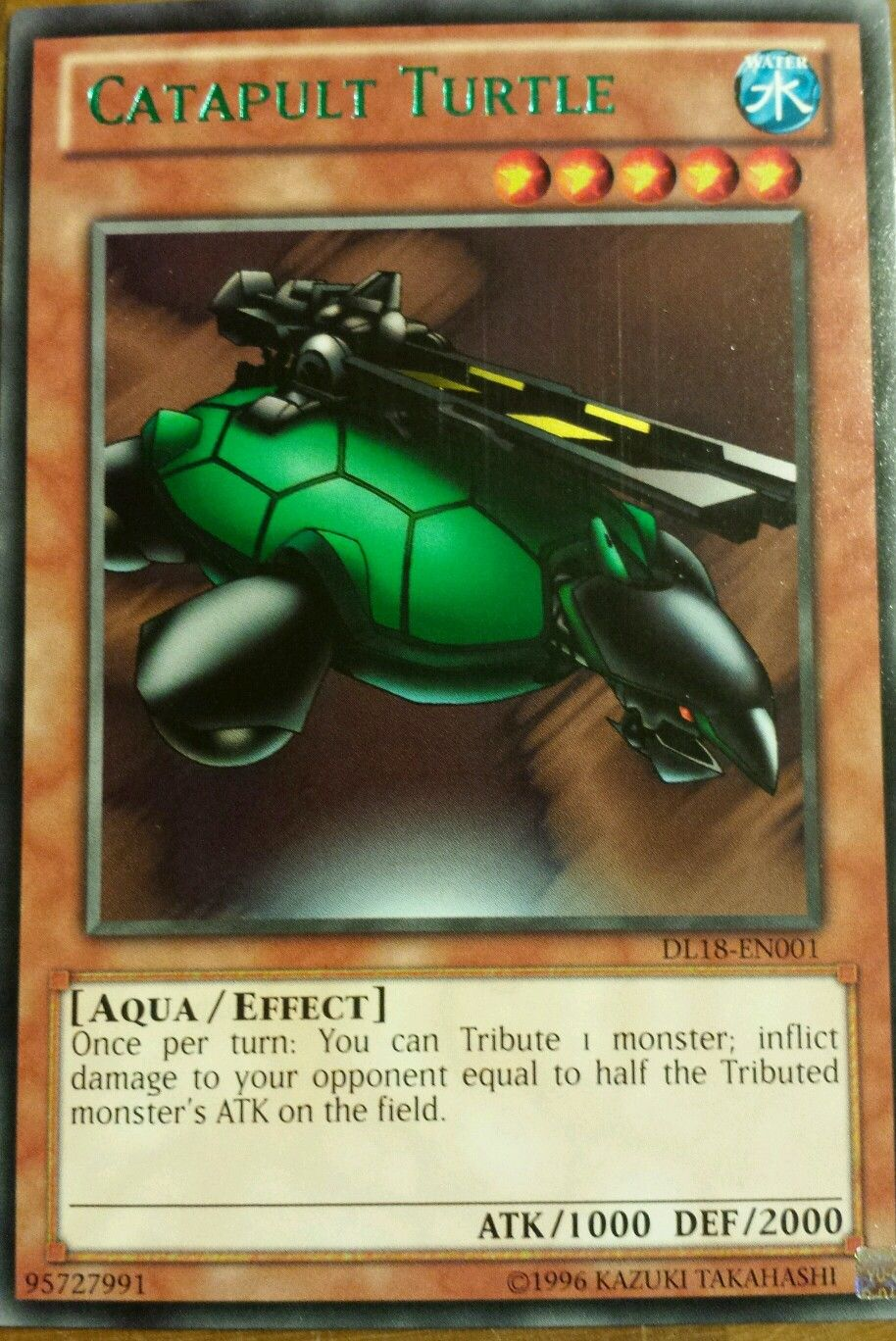 Catapult Turtle (Green) [DL18-EN001] Rare | Odin's Place
