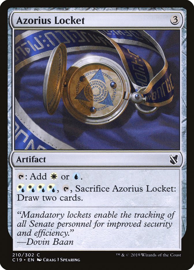 Azorius Locket [Commander 2019] | Odin's Place
