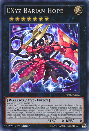 CXyz Barian Hope [NECH-EN096] Super Rare | Odin's Place
