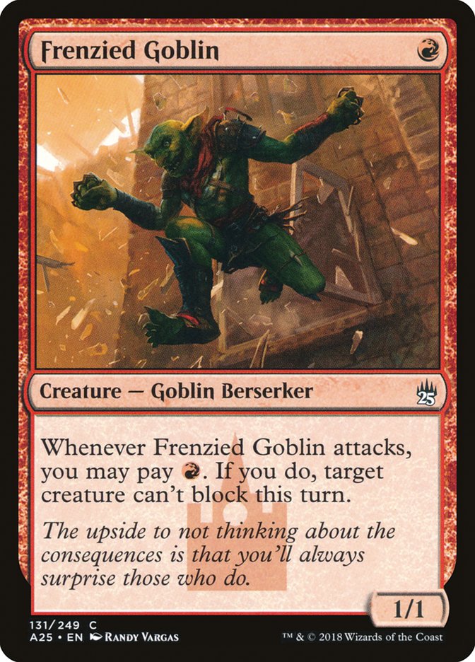 Frenzied Goblin (131) [Masters 25] | Odin's Place