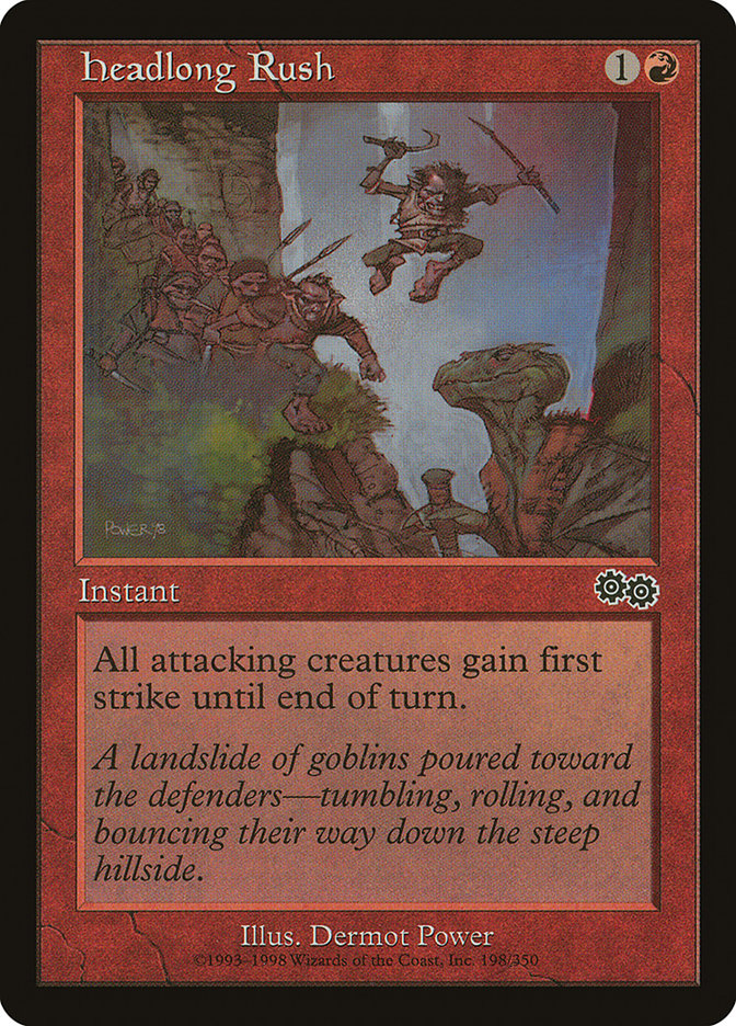 Headlong Rush (198) [Urza's Saga] | Odin's Place