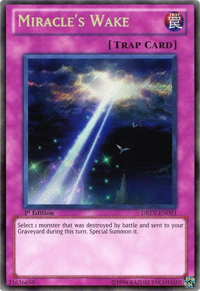 Miracle's Wake [DREV-EN093] Secret Rare | Odin's Place