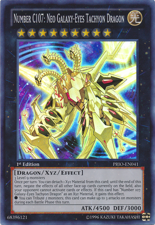 Number C107: Neo Galaxy-Eyes Tachyon Dragon [PRIO-EN041] Ultimate Rare | Odin's Place