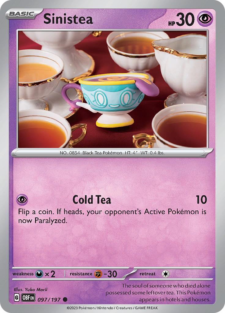 Sinistea (097/197) [Scarlet & Violet: Obsidian Flames] | Odin's Place