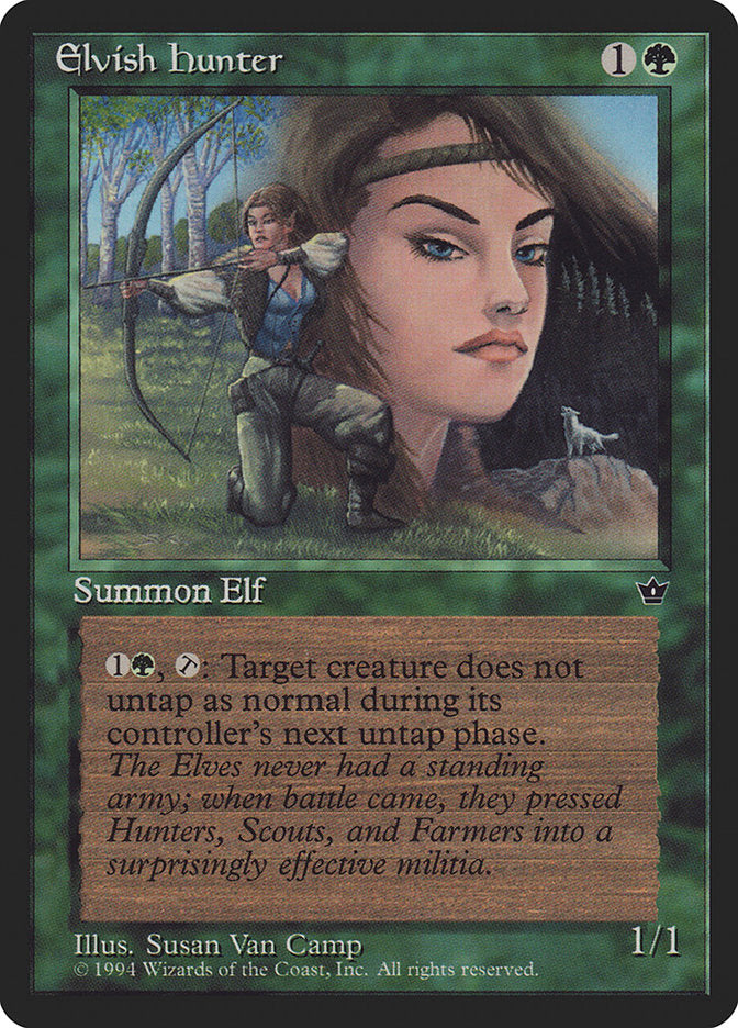 Elvish Hunter (Susan Van Camp) [Fallen Empires] | Odin's Place