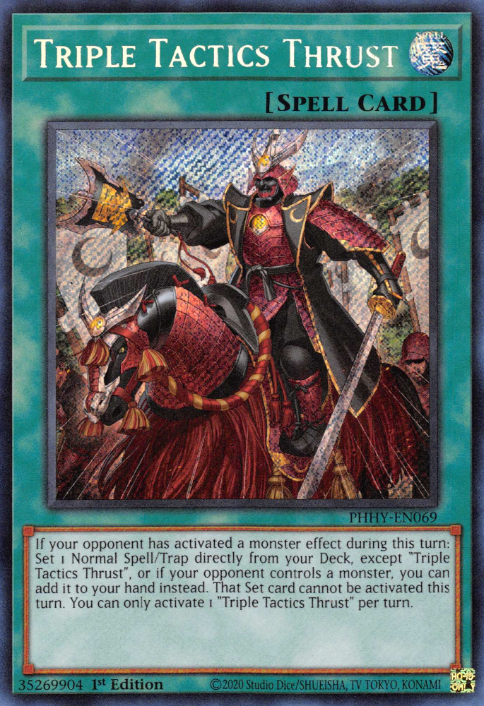 Triple Tactics Thrust [PHHY-EN069] Secret Rare | Odin's Place