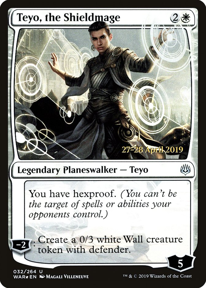 Teyo, the Shieldmage (32) [War of the Spark Prerelease Promos] | Odin's Place