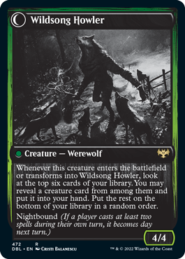 Howlpack Piper // Wildsong Howler [Innistrad: Double Feature] | Odin's Place