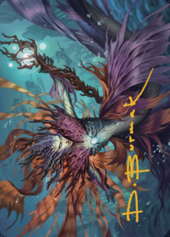 Vodalian Hexcatcher Art Card (Gold-Stamped Signature) [Dominaria United Art Series] | Odin's Place
