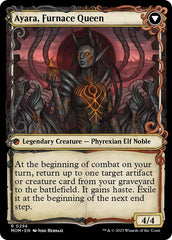 Ayara, Widow of the Realm // Ayara, Furnace Queen (Showcase Planar Booster Fun) [March of the Machine] | Odin's Place
