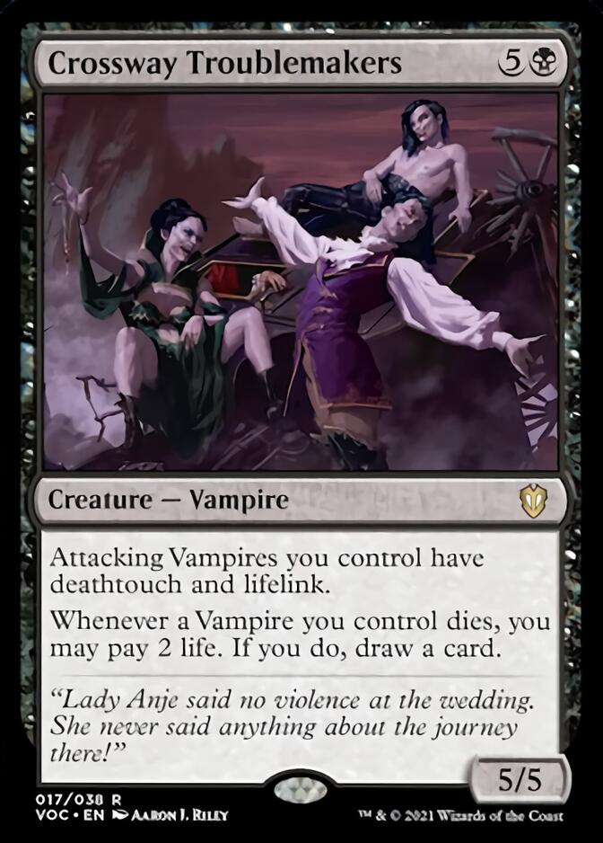 Crossway Troublemakers [Innistrad: Crimson Vow Commander] | Odin's Place