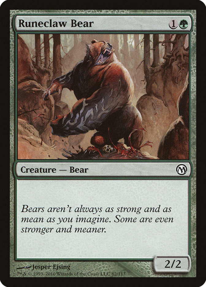 Runeclaw Bear (82) [Duels of the Planeswalkers] | Odin's Place