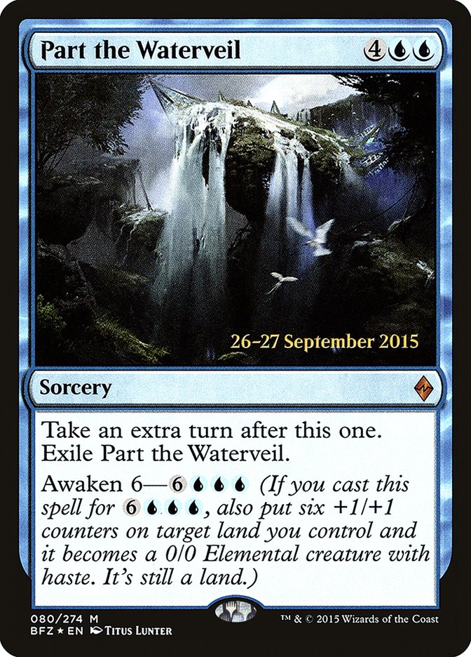 Part the Waterveil (80) [Battle for Zendikar Prerelease Promos] | Odin's Place