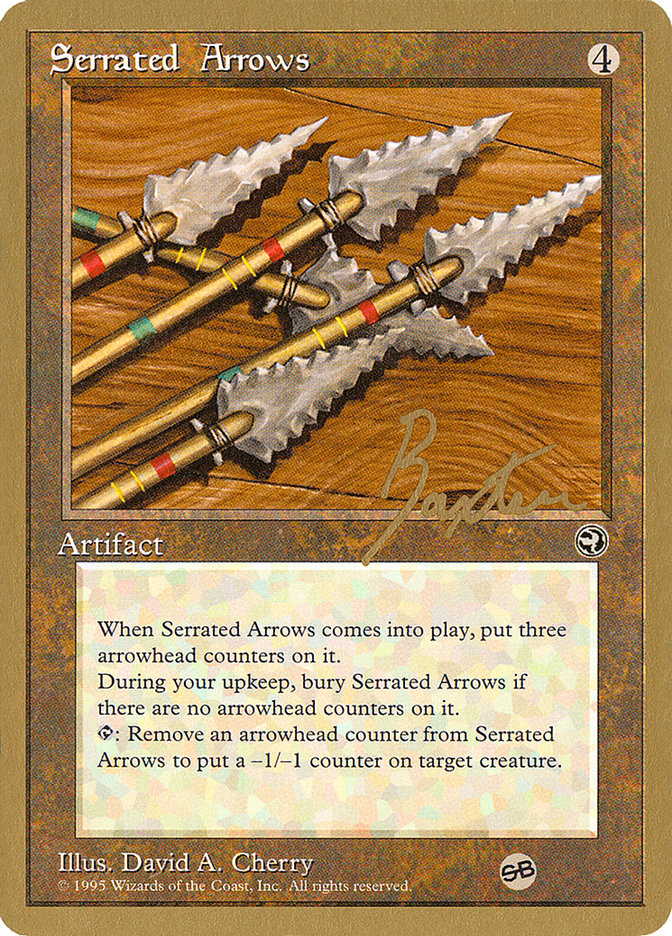 Serrated Arrows (George Baxter) (SB) [Pro Tour Collector Set] | Odin's Place