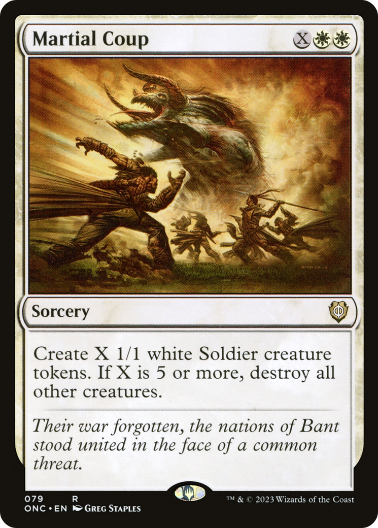 Martial Coup [Phyrexia: All Will Be One Commander] | Odin's Place