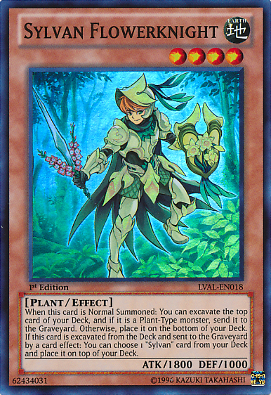 Sylvan Flowerknight [LVAL-EN018] Super Rare | Odin's Place