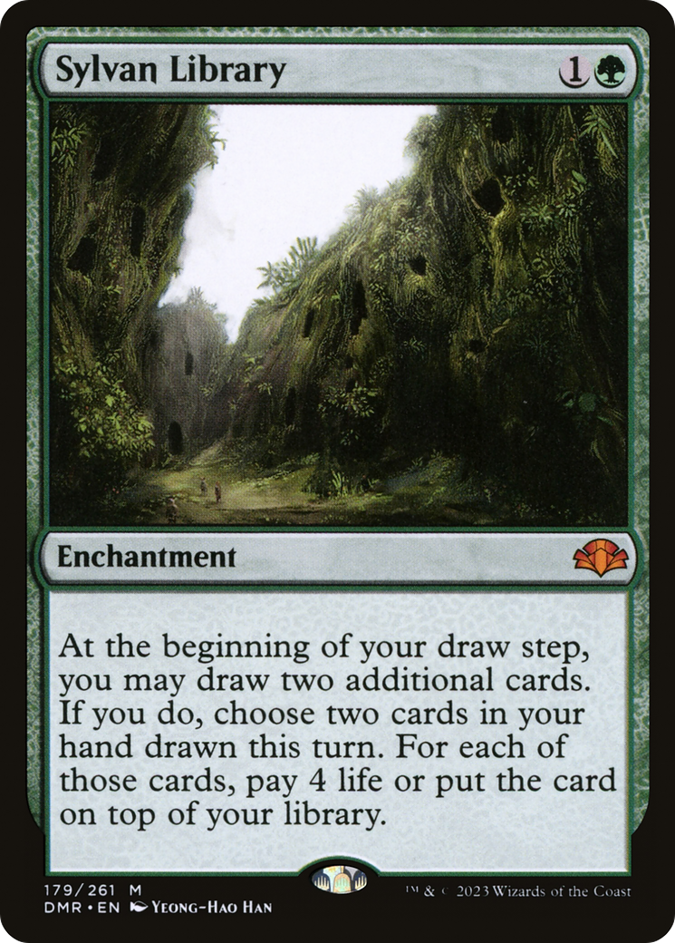 Sylvan Library [Dominaria Remastered] | Odin's Place